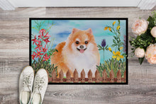 Load image into Gallery viewer, Pomeranian #2 Spring Doormat - 24x36 Decorative Floor Mat – Indoor/Outdoor Rug with Artistic Flair CK1278JMAT