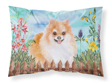 Load image into Gallery viewer, Pomeranian #2 Spring  Standard Pillowcase – Artistic Decorative Front, White Back CK1278PILLOWCASE