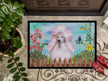 Load image into Gallery viewer, White Standard Poodle Spring Doormat - 18x27 Decorative Floor Mat – Indoor/Outdoor Rug with Artistic Flair CK1279MAT