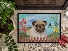 Load image into Gallery viewer, Fawn Pug Spring Doormat - 24x36 Decorative Floor Mat – Indoor/Outdoor Rug with Artistic Flair CK1280JMAT