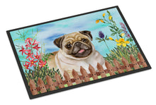 Load image into Gallery viewer, Fawn Pug Spring Doormat - 24x36 Decorative Floor Mat – Indoor/Outdoor Rug with Artistic Flair CK1280JMAT