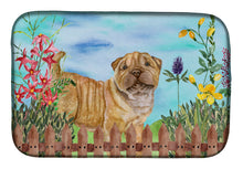 Load image into Gallery viewer, Shar Pei Puppy Spring Dish Drying Mat – Absorbent, Artistic Kitchen Essentials CK1281DDM