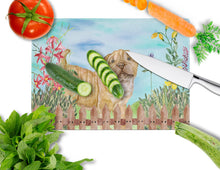 Load image into Gallery viewer, Shar Pei Puppy Spring Glass Cutting Boards – Durable, Decorative Kitchen Art Large CK1281LCB