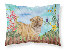 Load image into Gallery viewer, Shar Pei Puppy Spring  Standard Pillowcase – Artistic Decorative Front, White Back CK1281PILLOWCASE
