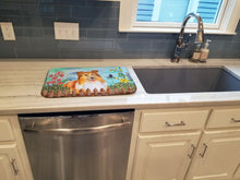 Load image into Gallery viewer, Sheltie Spring Dish Drying Mat – Absorbent, Artistic Kitchen Essentials CK1282DDM
