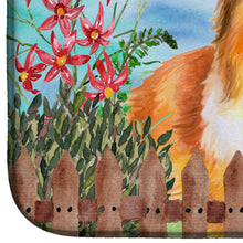 Load image into Gallery viewer, Sheltie Spring Dish Drying Mat – Absorbent, Artistic Kitchen Essentials CK1282DDM