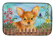 Load image into Gallery viewer, Toy Terrier Spring Dish Drying Mat – Absorbent, Artistic Kitchen Essentials CK1284DDM