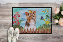Load image into Gallery viewer, Yorkshire Terrier #2 Spring Doormat - 24x36 Decorative Floor Mat – Indoor/Outdoor Rug with Artistic Flair CK1285JMAT