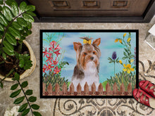 Load image into Gallery viewer, Yorkshire Terrier #2 Spring Doormat - 24x36 Decorative Floor Mat – Indoor/Outdoor Rug with Artistic Flair CK1285JMAT
