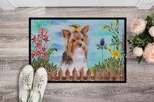Load image into Gallery viewer, Yorkshire Terrier #2 Spring Doormat - 18x27 Decorative Floor Mat – Indoor/Outdoor Rug with Artistic Flair CK1285MAT