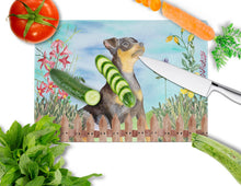 Load image into Gallery viewer, Miniature Pinscher #2 Spring Glass Cutting Boards – Durable, Decorative Kitchen Art Large CK1286LCB