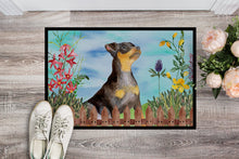 Load image into Gallery viewer, Miniature Pinscher #2 Spring Doormat - 18x27 Decorative Floor Mat – Indoor/Outdoor Rug with Artistic Flair CK1286MAT