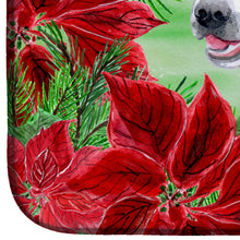 Load image into Gallery viewer, American Staffordshire Poinsettas Dish Drying Mat – Absorbent, Artistic Kitchen Essentials CK1293DDM
