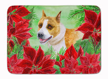 Load image into Gallery viewer, American Staffordshire Poinsettas Machine Washable Memory Foam Mat CK1293RUG