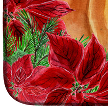 Load image into Gallery viewer, Boerboel Mastiff Poinsettas Dish Drying Mat – Absorbent, Artistic Kitchen Essentials CK1295DDM