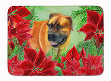 Load image into Gallery viewer, Boerboel Mastiff Poinsettas Machine Washable Memory Foam Mat CK1295RUG