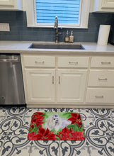 Load image into Gallery viewer, Maltese Poinsettas Machine Washable Memory Foam Mat CK1299RUG