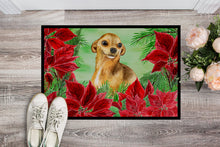 Load image into Gallery viewer, Chihuahua Poinsettas Doormat - 24x36 Decorative Floor Mat – Indoor/Outdoor Rug with Artistic Flair CK1306JMAT