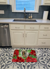 Load image into Gallery viewer, Chinese Crested Poinsettas Machine Washable Memory Foam Mat CK1307RUG