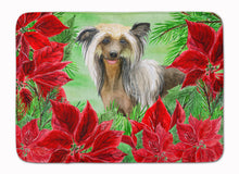Load image into Gallery viewer, Chinese Crested Poinsettas Machine Washable Memory Foam Mat CK1307RUG