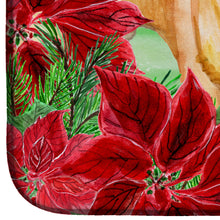 Load image into Gallery viewer, Shar Pei Poinsettas Dish Drying Mat – Absorbent, Artistic Kitchen Essentials CK1309DDM