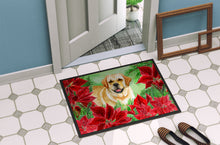 Load image into Gallery viewer, Golden Retriever Poinsettas Doormat - 18x27 Decorative Floor Mat – Indoor/Outdoor Rug with Artistic Flair CK1312MAT