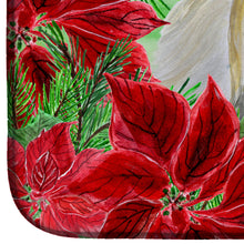 Load image into Gallery viewer, Shih Tzu Poinsettas Dish Drying Mat – Absorbent, Artistic Kitchen Essentials CK1314DDM