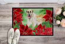 Load image into Gallery viewer, Irish Wolfhound Poinsettas Doormat - 24x36 Decorative Floor Mat – Indoor/Outdoor Rug with Artistic Flair CK1318JMAT