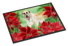 Load image into Gallery viewer, Irish Wolfhound Poinsettas Doormat - 24x36 Decorative Floor Mat – Indoor/Outdoor Rug with Artistic Flair CK1318JMAT