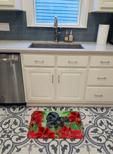 Load image into Gallery viewer, Newfoundland Poinsettas Machine Washable Memory Foam Mat CK1319RUG