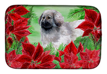 Load image into Gallery viewer, Moscow Watchdog Poinsettas Dish Drying Mat – Absorbent, Artistic Kitchen Essentials CK1321DDM