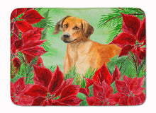 Load image into Gallery viewer, Rhodesian Ridgeback Poinsettas Machine Washable Memory Foam Mat CK1324RUG