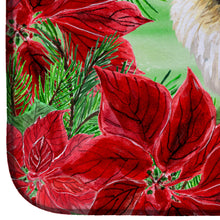 Load image into Gallery viewer, Pekingese Poinsettas Dish Drying Mat – Absorbent, Artistic Kitchen Essentials CK1329DDM
