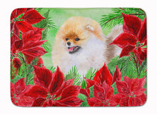 Load image into Gallery viewer, Pomeranian Poinsettas Machine Washable Memory Foam Mat CK1330RUG