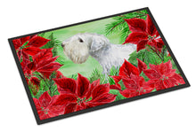 Load image into Gallery viewer, Sealyham Terrier Poinsettas Doormat - 18x27 Decorative Floor Mat – Indoor/Outdoor Rug with Artistic Flair CK1332MAT