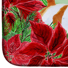 Load image into Gallery viewer, Jack Russell Terrier Poinsettas Dish Drying Mat – Absorbent, Artistic Kitchen Essentials CK1337DDM
