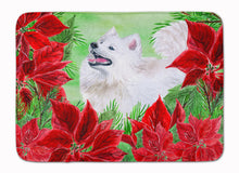 Load image into Gallery viewer, Samoyed Poinsettas Machine Washable Memory Foam Mat CK1339RUG