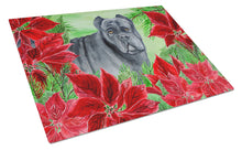 Load image into Gallery viewer, Cane Corso Poinsettas Glass Cutting Boards – Durable, Decorative Kitchen Art Large CK1342LCB