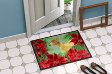 Load image into Gallery viewer, Italian Greyhound Poinsettas Doormat - 18x27 Decorative Floor Mat – Indoor/Outdoor Rug with Artistic Flair CK1346MAT