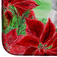 Load image into Gallery viewer, Westie Poinsettas Dish Drying Mat – Absorbent, Artistic Kitchen Essentials CK1349DDM