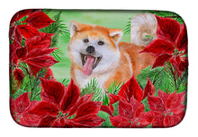 Load image into Gallery viewer, Akita Poinsettas Dish Drying Mat – Absorbent, Artistic Kitchen Essentials CK1351DDM
