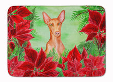 Load image into Gallery viewer, Pharaoh Hound Poinsettas Machine Washable Memory Foam Mat CK1362RUG