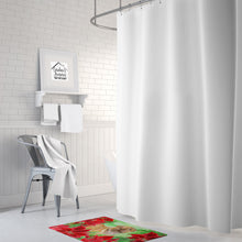 Load image into Gallery viewer, Shar Pei Puppy Poinsettas Machine Washable Memory Foam Mat CK1366RUG