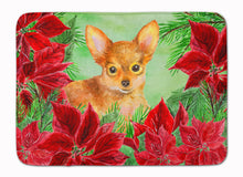 Load image into Gallery viewer, Toy Terrier Poinsettas Machine Washable Memory Foam Mat CK1369RUG