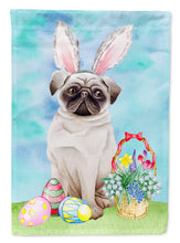 Load image into Gallery viewer, Pug Easter Bunny Flag Canvas House Size CK1375CHF