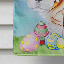 Load image into Gallery viewer, English Bulldog Easter Bunny Flag Canvas House Size CK1378CHF