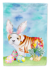 Load image into Gallery viewer, English Bulldog Easter Bunny Garden Flag - Outdoor Decorative Yard Flag CK1378GF