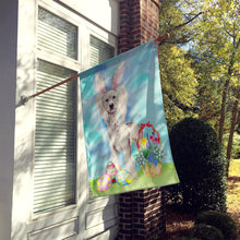 Load image into Gallery viewer, Chinese Crested Easter Bunny Flag Canvas House Size CK1380CHF