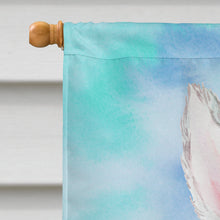 Load image into Gallery viewer, Bichon Frise Easter Bunny Flag Canvas House Size CK1381CHF