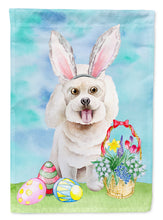 Load image into Gallery viewer, Bichon Frise Easter Bunny Flag Canvas House Size CK1381CHF